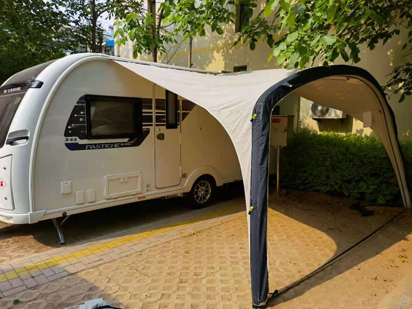 房车遮阳棚客户合作案例